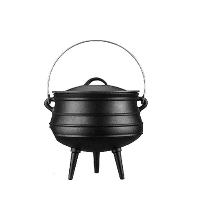 Three-legged Cast Iron Cauldron South African Pot Tripod Kitchen